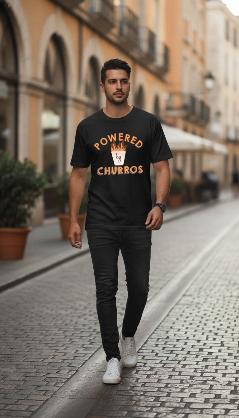 Powered By Churros Oversized T-Shirt - LitShirt