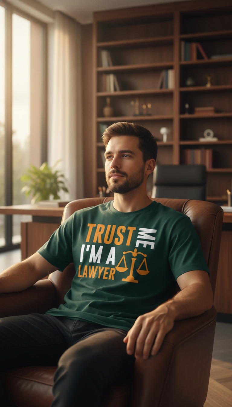 Trust Me I'm a Lawyer Oversized T-Shirt - LitShirt