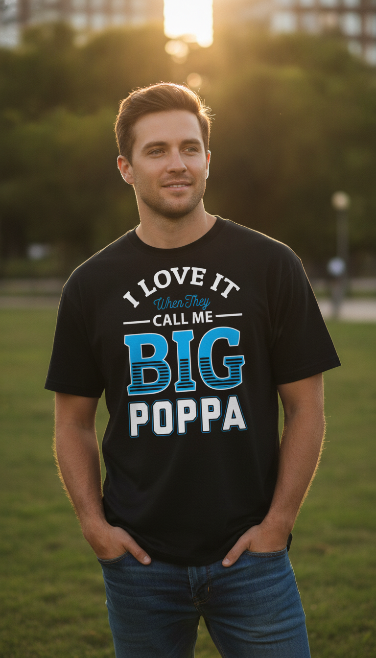 I Love It When They Call Me Big Poppa T-Shirt - LitShirt