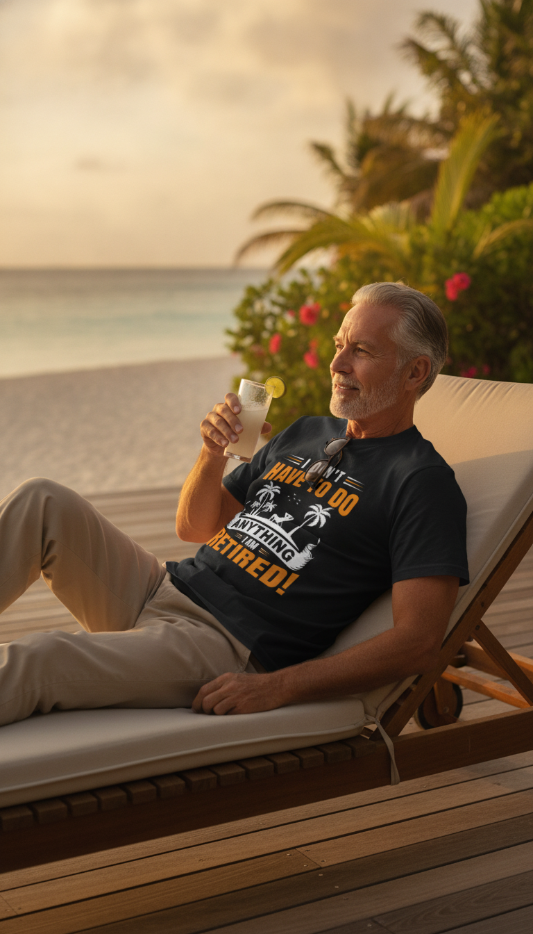 I Don't Have To Do Anything. I Am Retired T-Shirt - LitShirt
