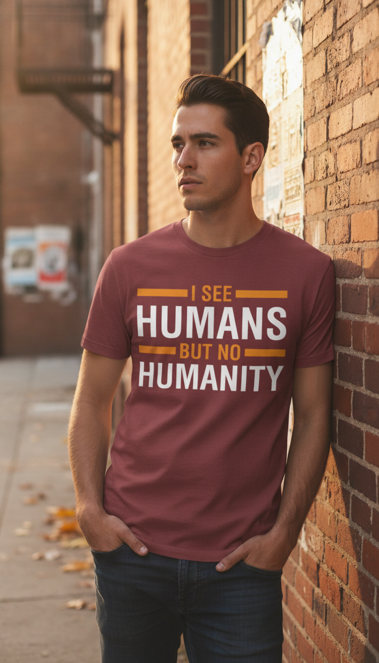 I See Humans But No Humanity T-Shirt - LitShirt