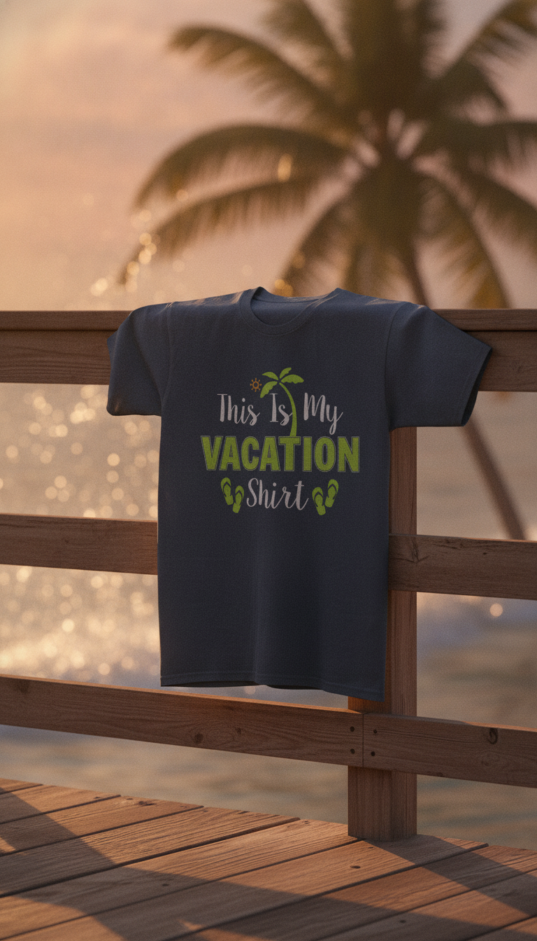 This Is My Vacation T-Shirt - LitShirt