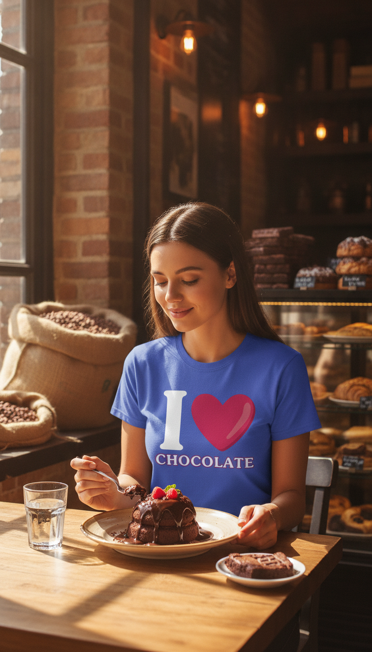 I Love Chocolate T-Shirt - LitShirt