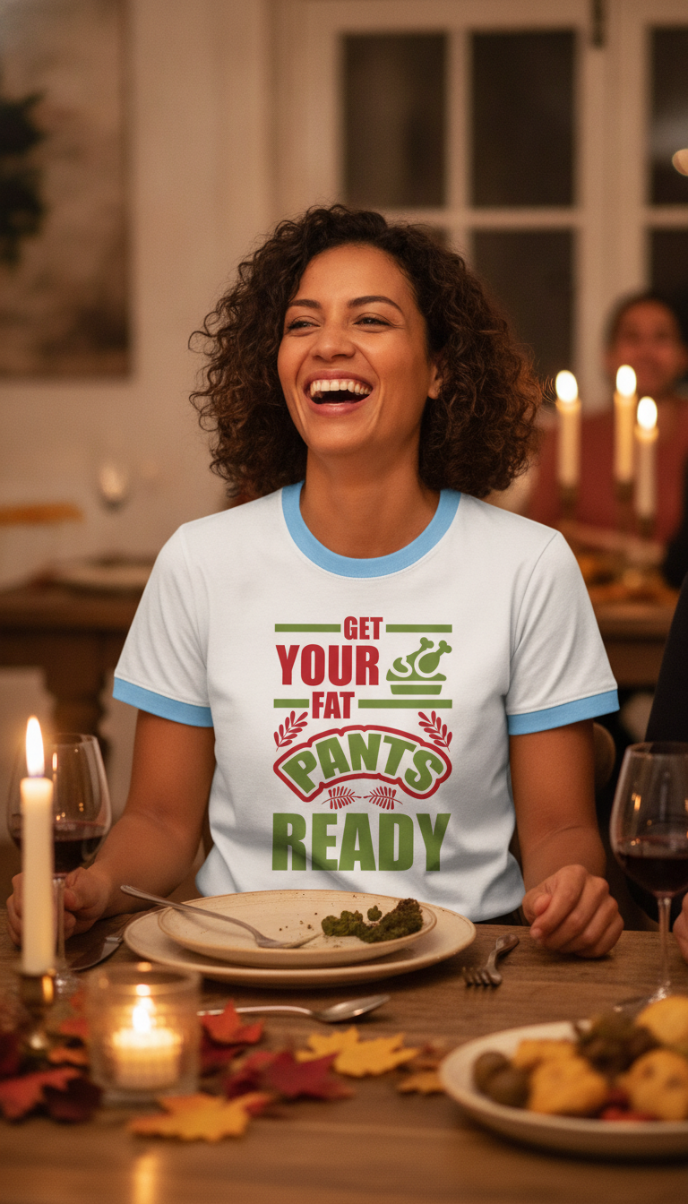 Get Your Fat Pants Ready Ringer Tee