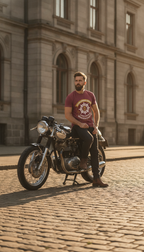Vintage Graphic Maroon Regular Fit T-Shirt