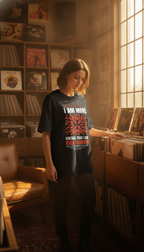Vintage Graphic Black Oversized T-Shirt (240 GSM)