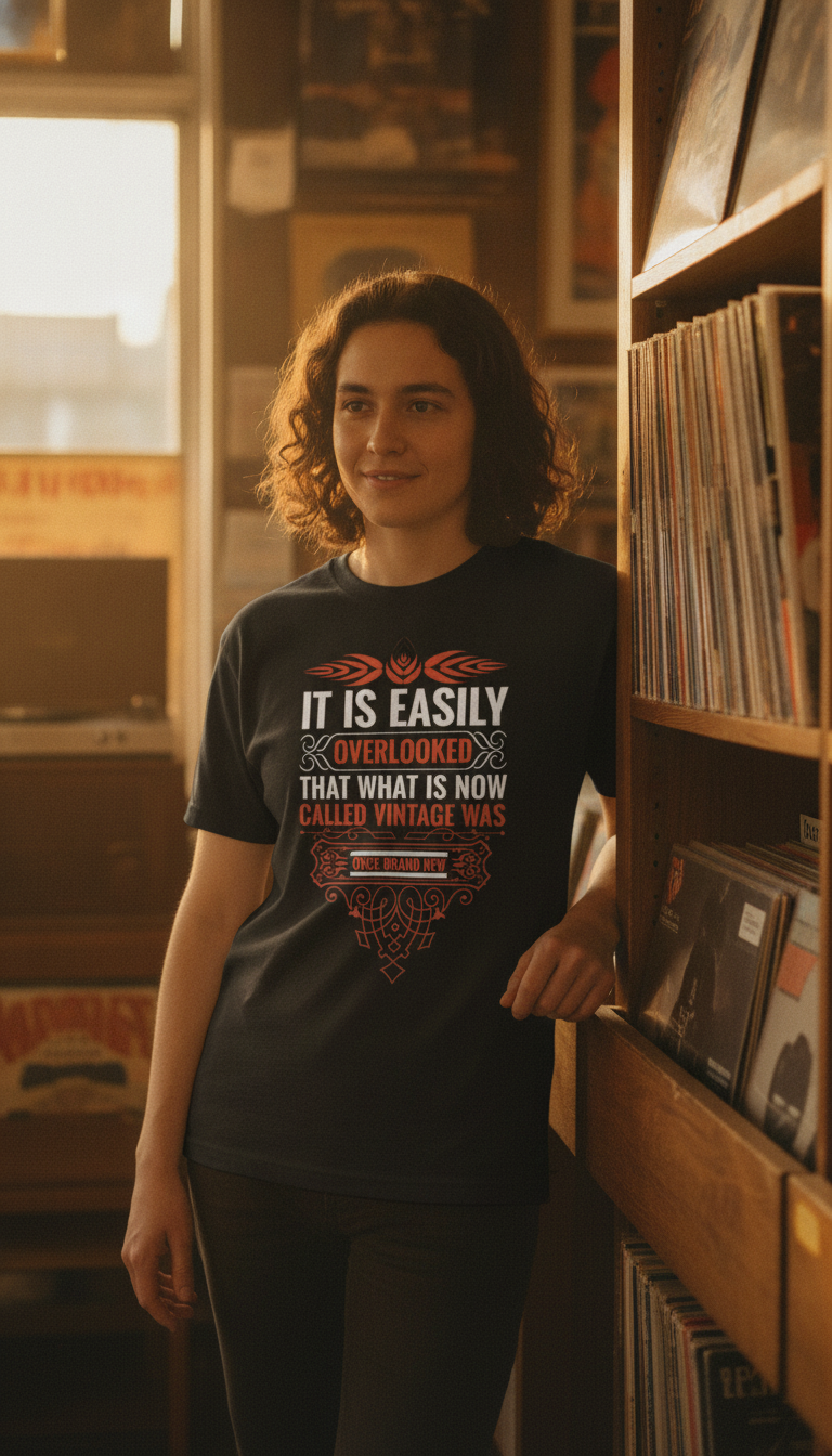 Vintage Graphic Black Oversized T-Shirt