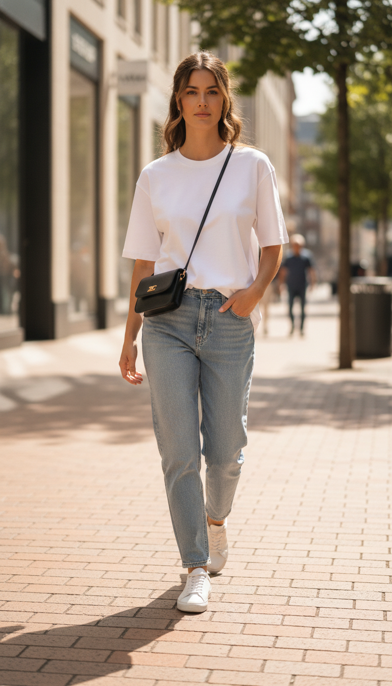 White Unisex Oversized Standard T-Shirt
