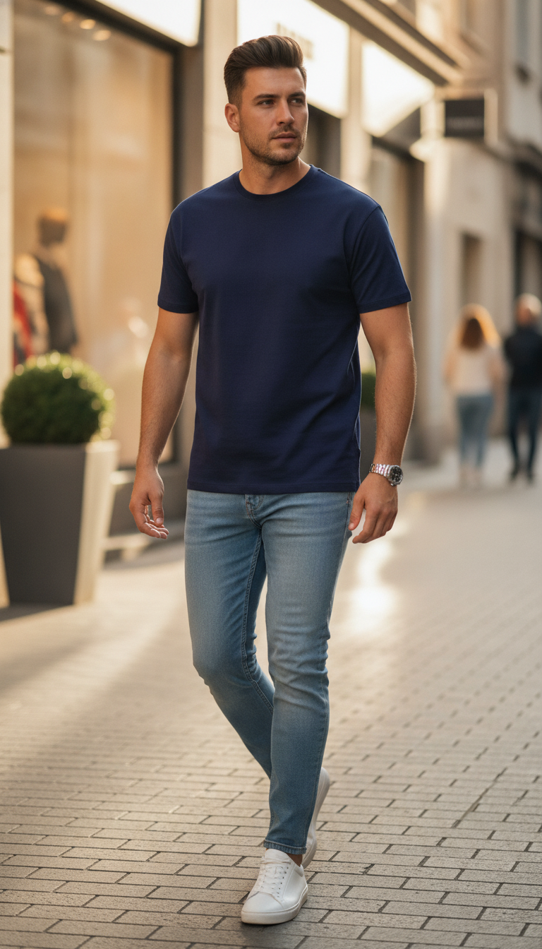 Royal Blue Unisex Classic Crew T-Shirt