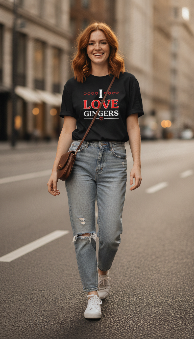 I Love Gingers Unisex Basic T-Shirt