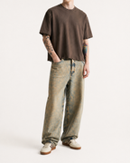 Brown Boxy Fit T-shirt - LitShirt