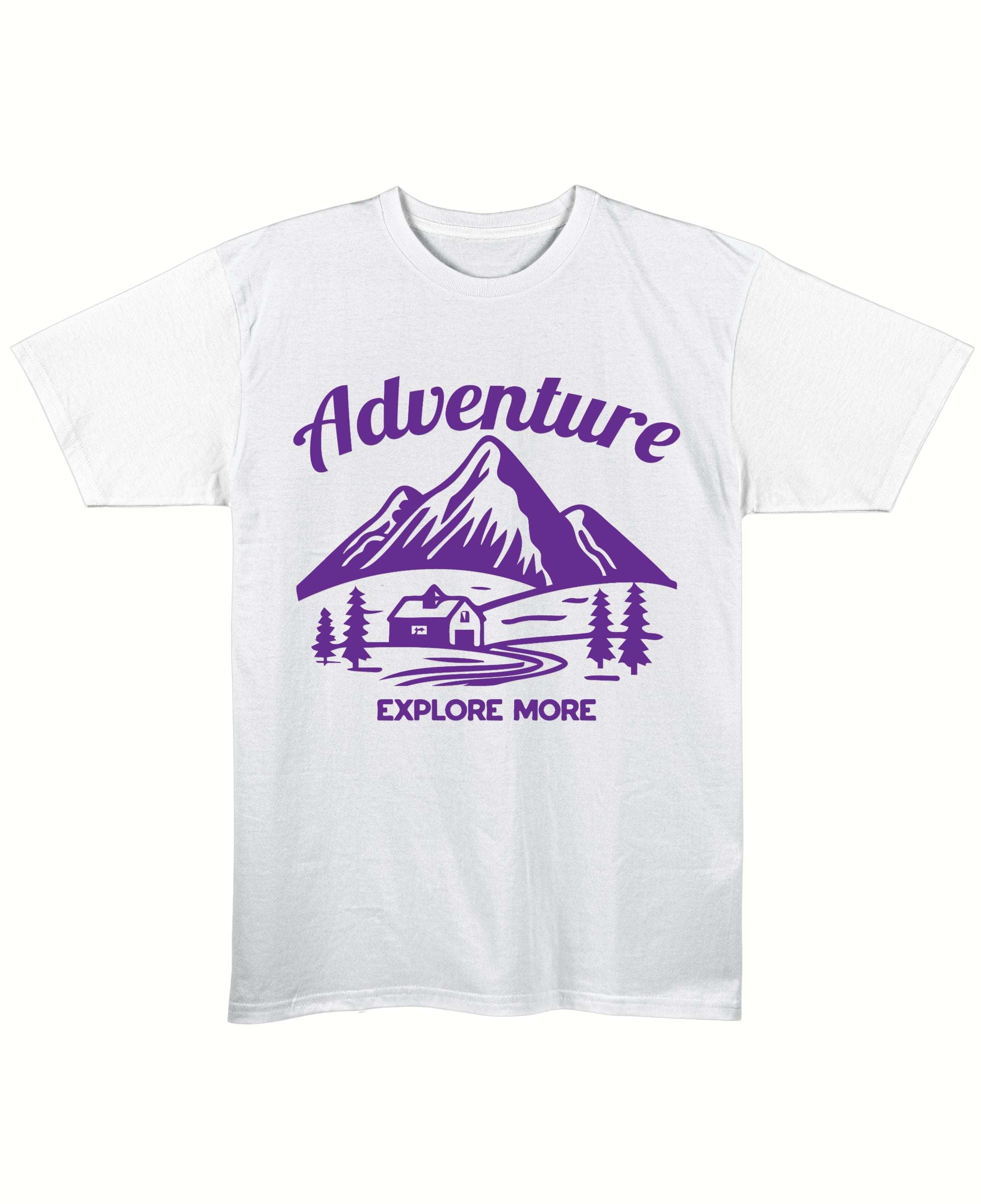 White Regular Fit T-shirt Front Design
