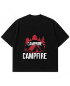CampFire Black waffle boxy fit