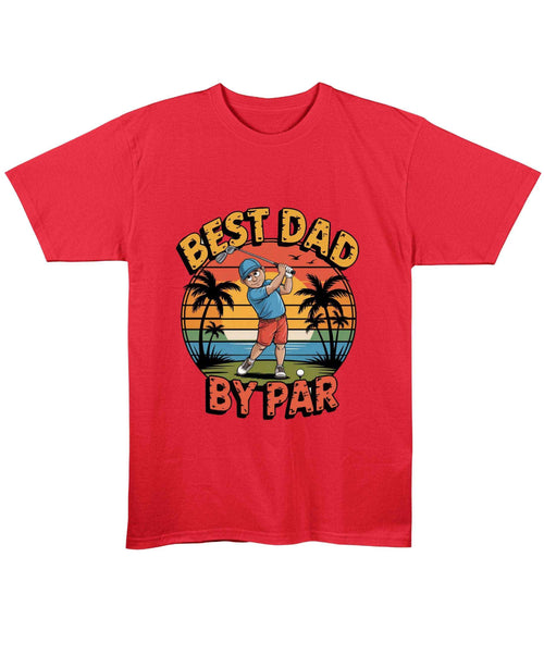 Cartoon Golfer Red T-Shirt