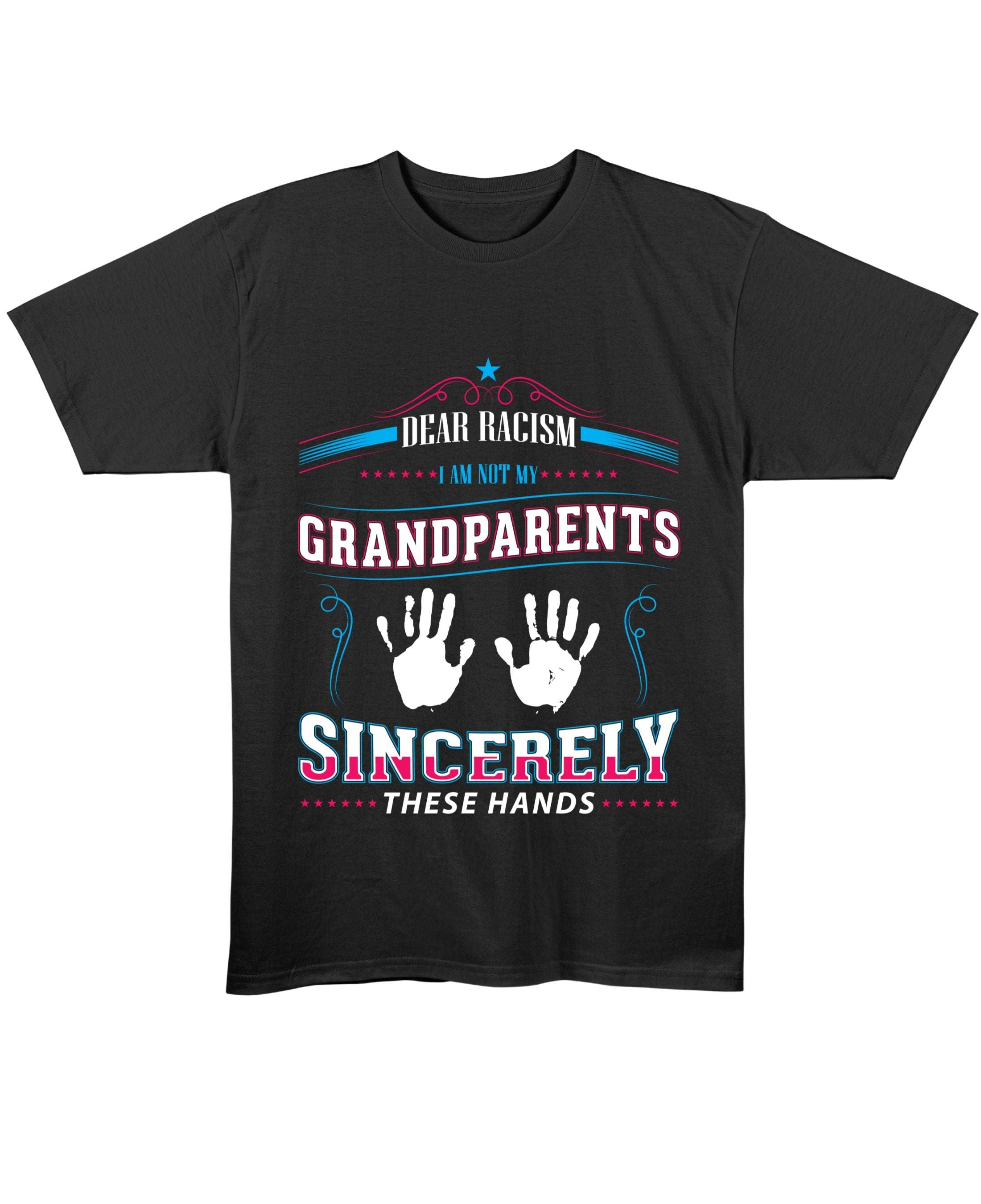 Black Regular Fit T-shirt Front Design