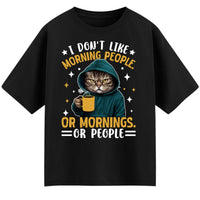 Black Oversized T-shirt Front Design