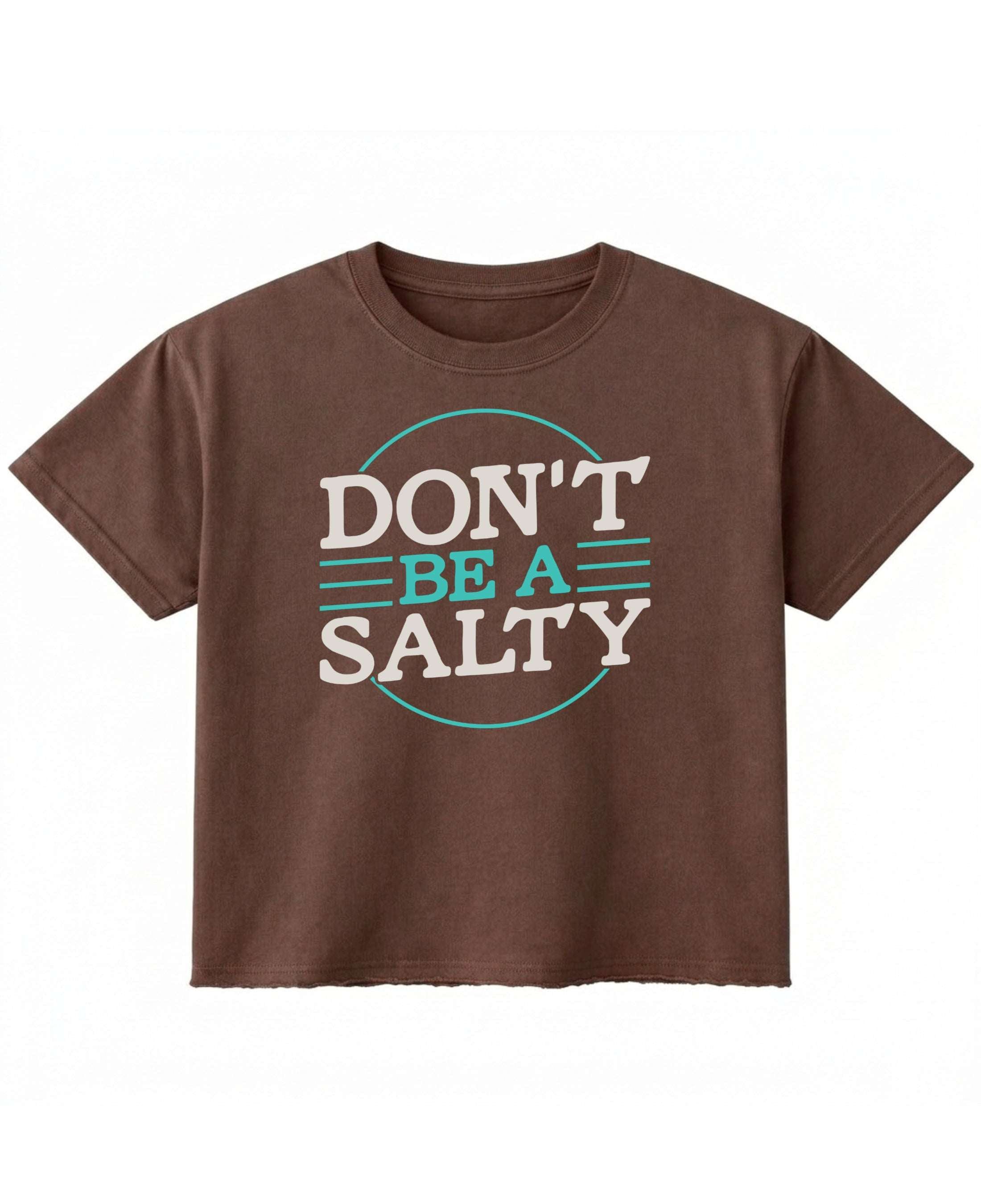 Brown Boxy Fit T-shirt Front Design