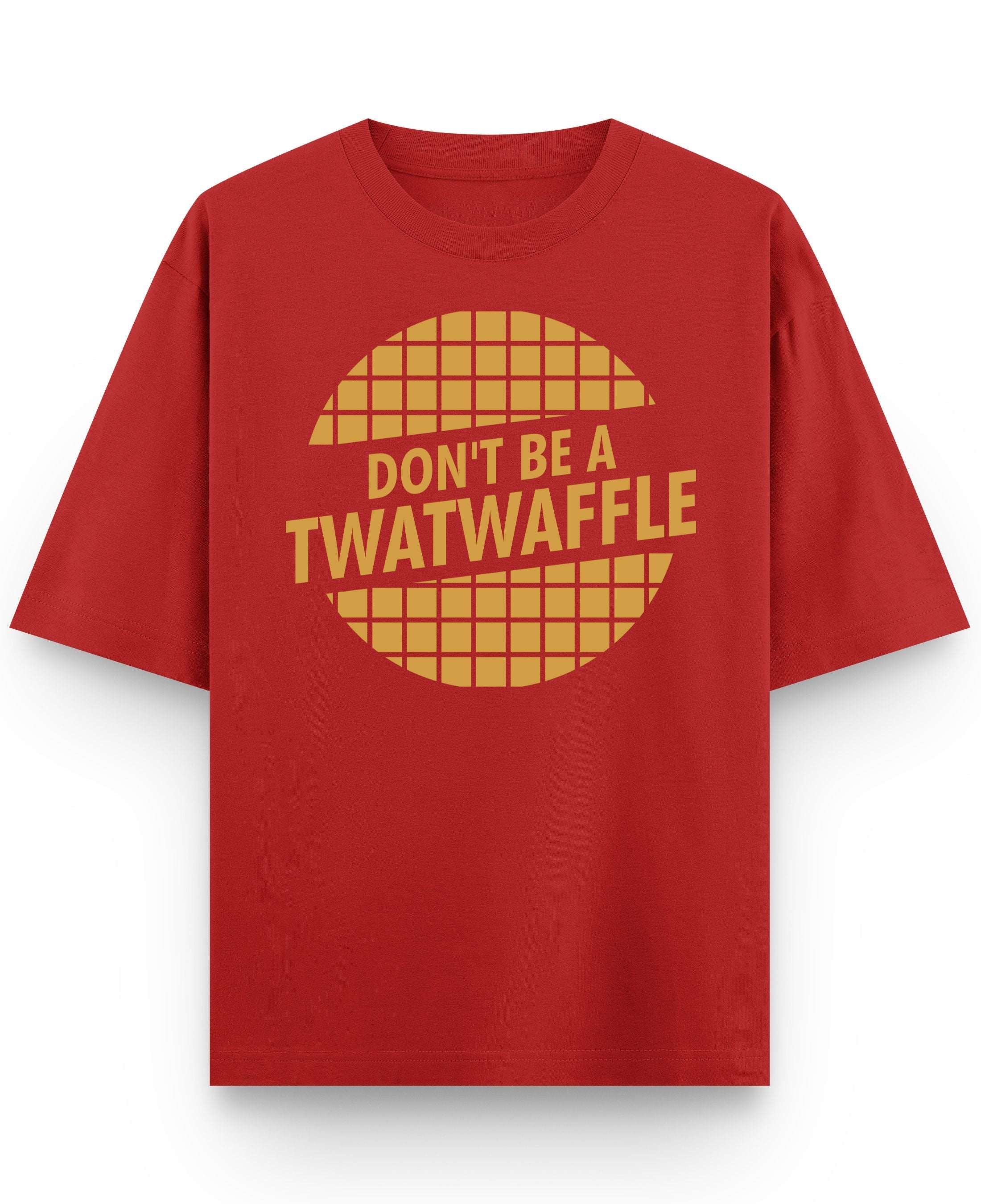 Red Oversized T-shirt Front Design