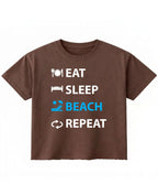 Brown Boxy Fit T-shirt Front Design