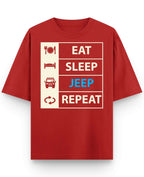 Red Oversized T-shirt Front Design