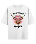 Funny Graphics White Oversized T-Shirt