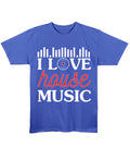 Blue Regular Fit T-shirt Front Design