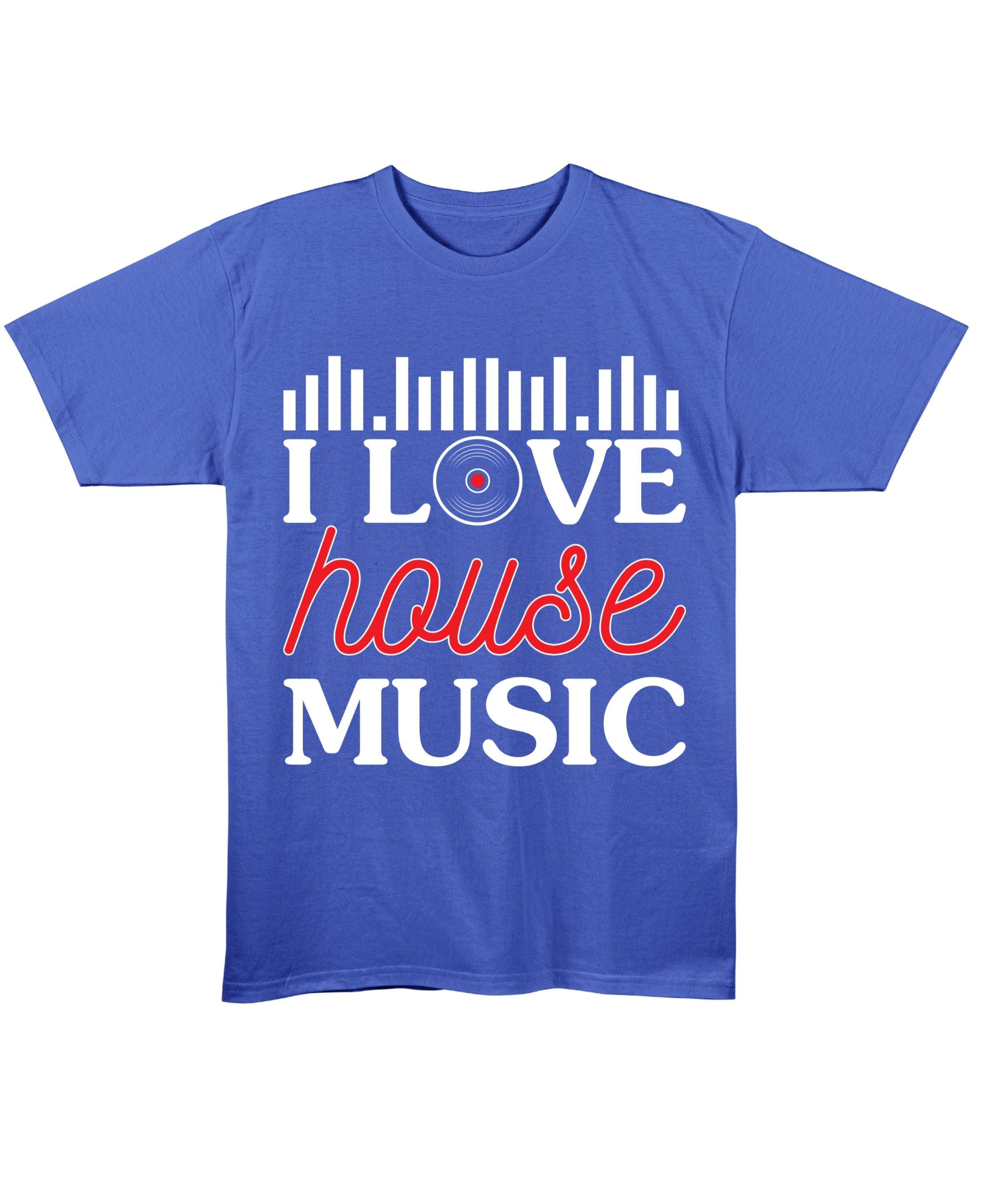 Blue Regular Fit T-shirt Front Design
