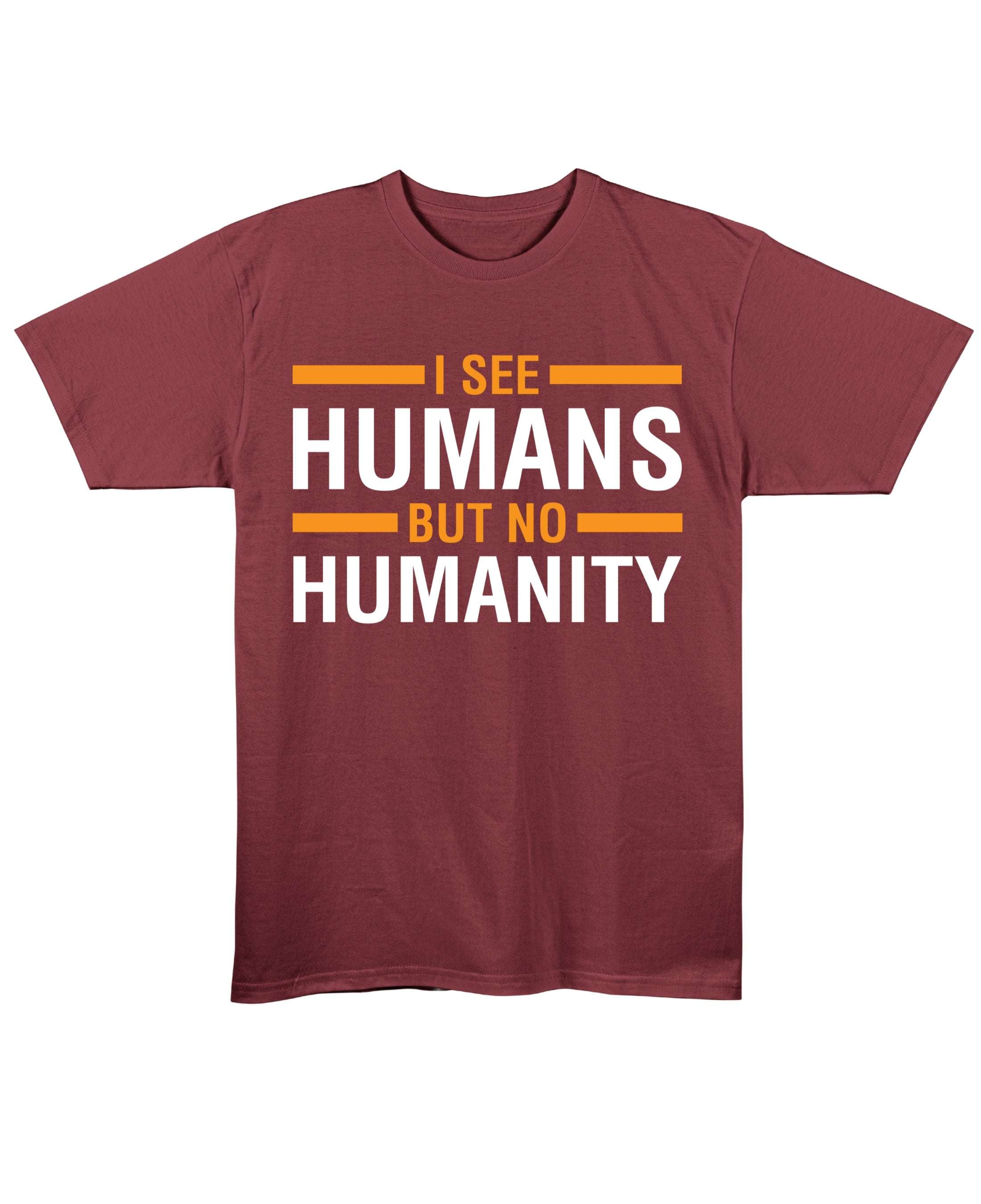 Maroon Regular Fit T-shirt Front Design