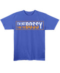 Blue Regular Fit T-shirt Front Design