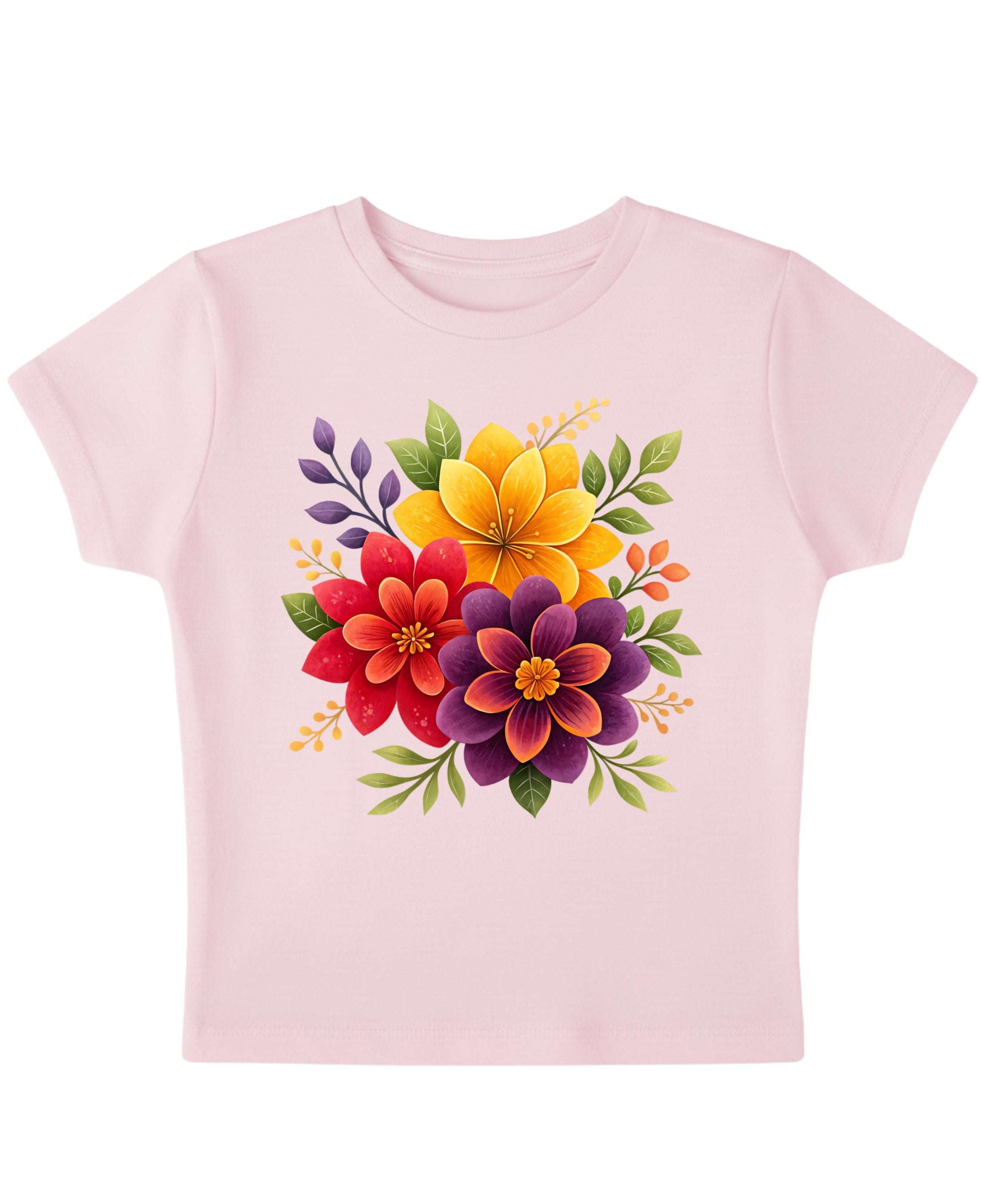 Baby Pink Baby Tee Front Design