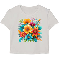 White Baby Tee Front Design