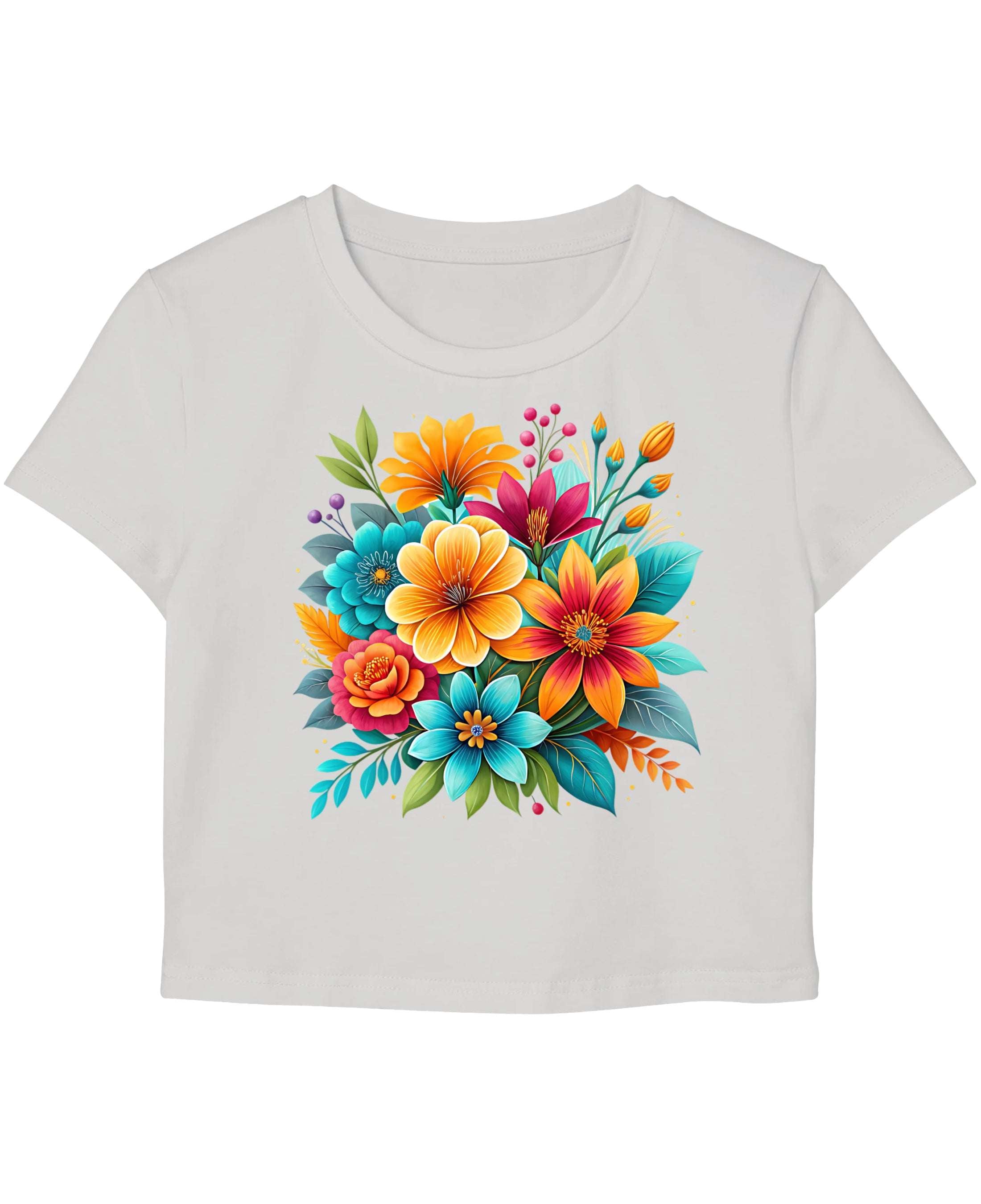 White Baby Tee Front Design