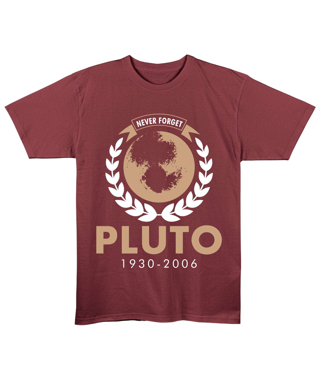 Maroon Regular Fit T-shirt Front Design