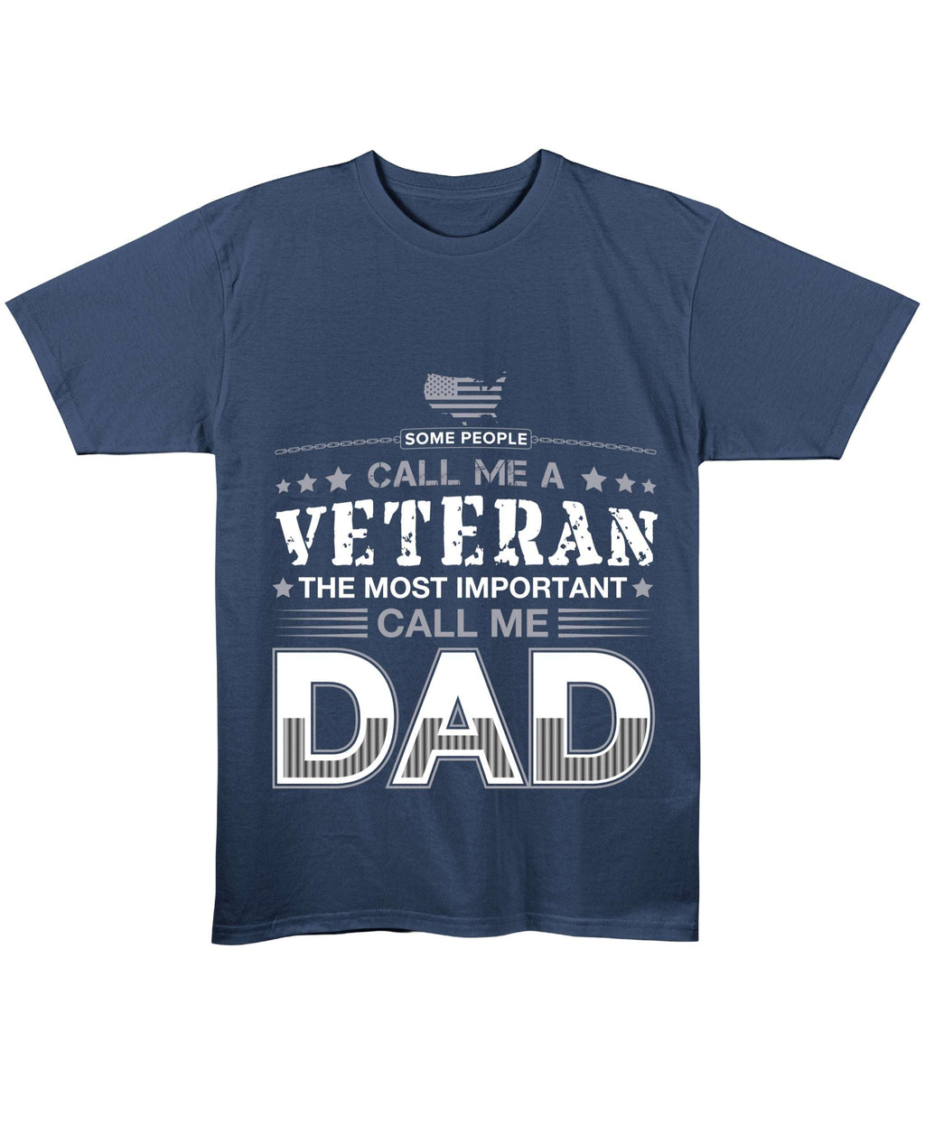 Navy Blue Regular Fit T-shirt Front Design