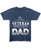 Navy Blue Regular Fit T-shirt Front Design