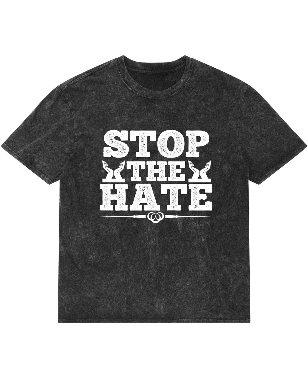 Stop The Hate Acidwash Oversized T-Shirt