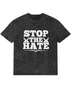 Stop The Hate Acidwash Oversized T-Shirt