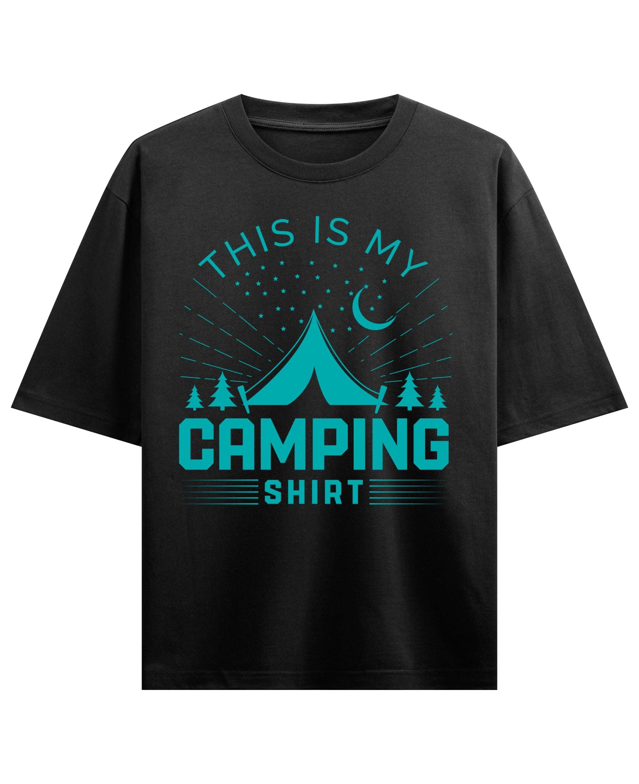 Black Oversized T-shirt Front Design