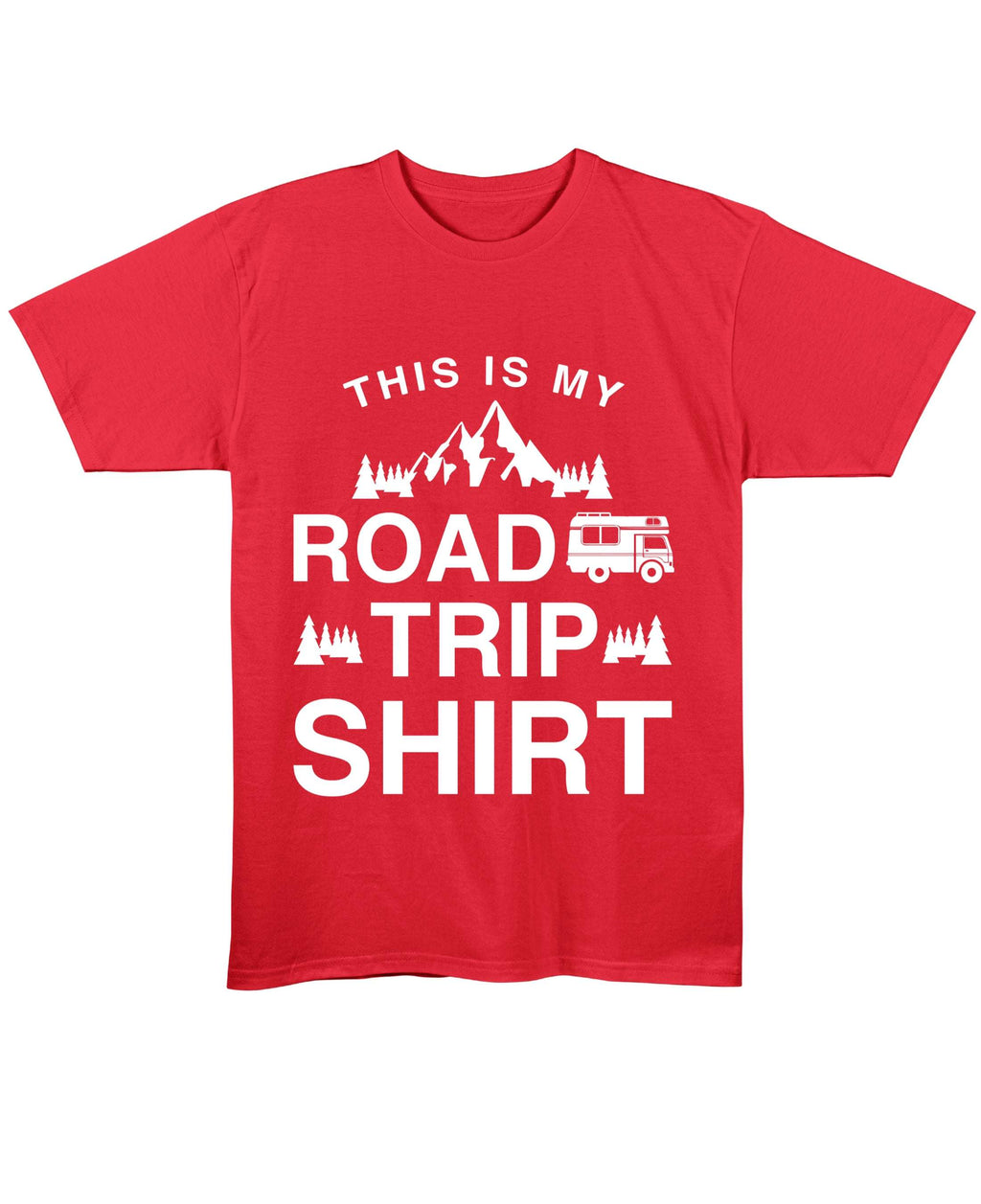 Red Regular Fit T-shirt Front Design