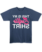 Navy Blue Regular Fit T-shirt Front Design