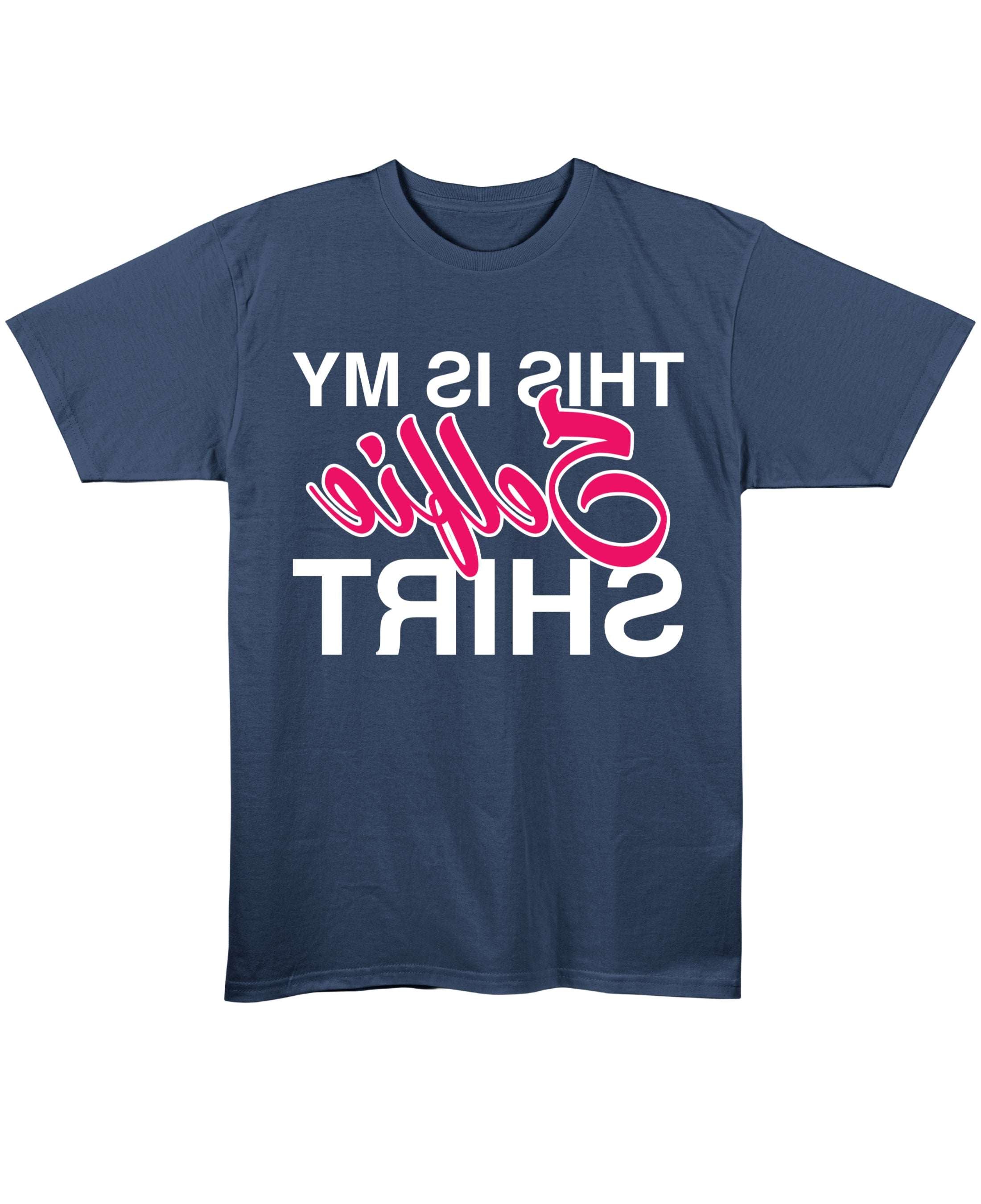 Navy Blue Regular Fit T-shirt Front Design