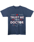 Navy Blue Regular Fit T-shirt Front Design