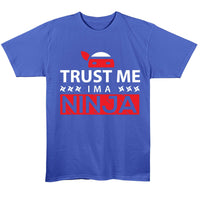 Blue Regular Fit T-shirt Front Design