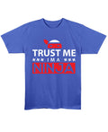 Blue Regular Fit T-shirt Front Design