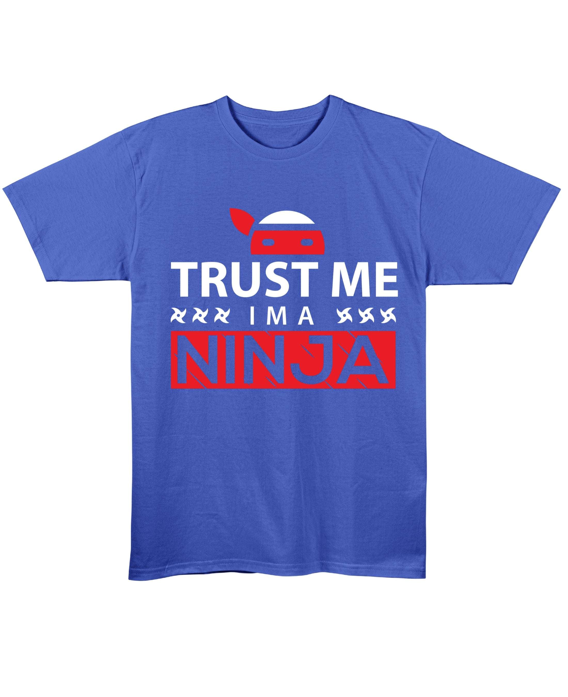 Blue Regular Fit T-shirt Front Design