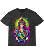 Urban Graphic Acidwash Oversized T-Shirt