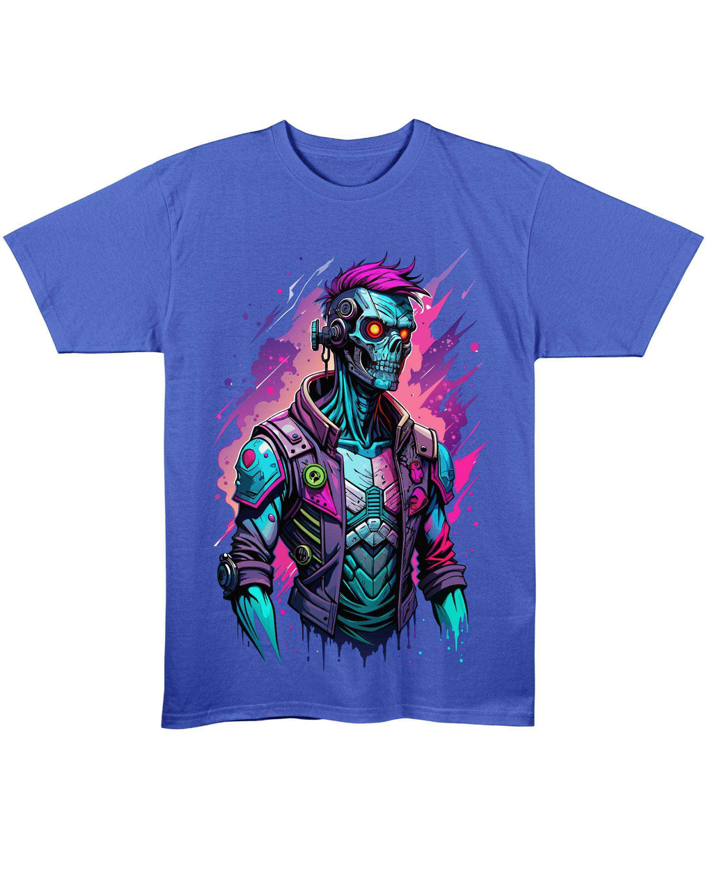 Urban Graphic Blue Regular Fit T-Shirt