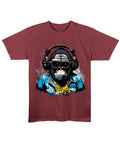 Urban Graphic Maroon Regular Fit T-Shirt