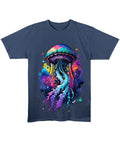 Urban Graphic Navy Blue Regular Fit T-Shirt