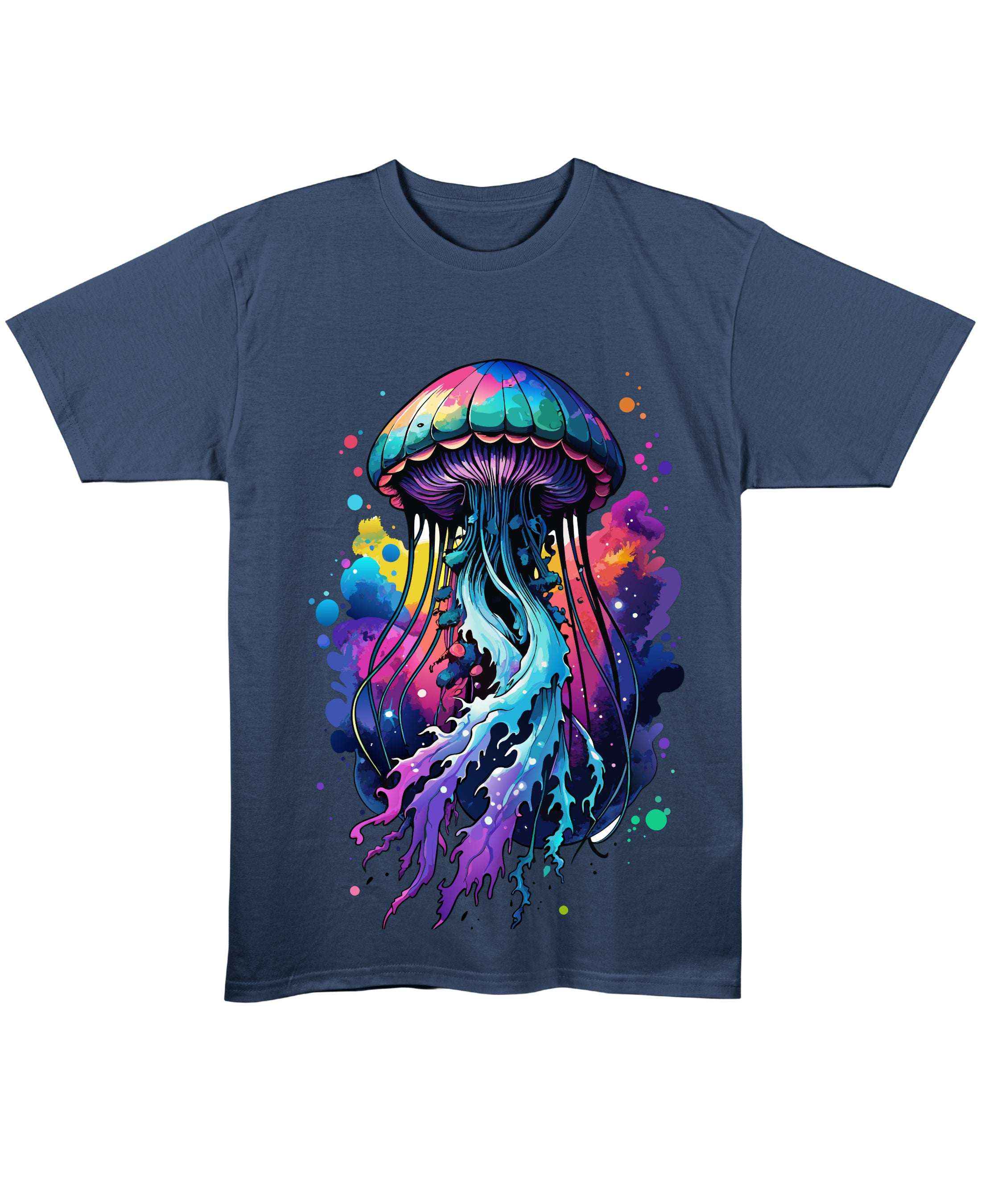 Urban Graphic Navy Blue Regular Fit T-Shirt
